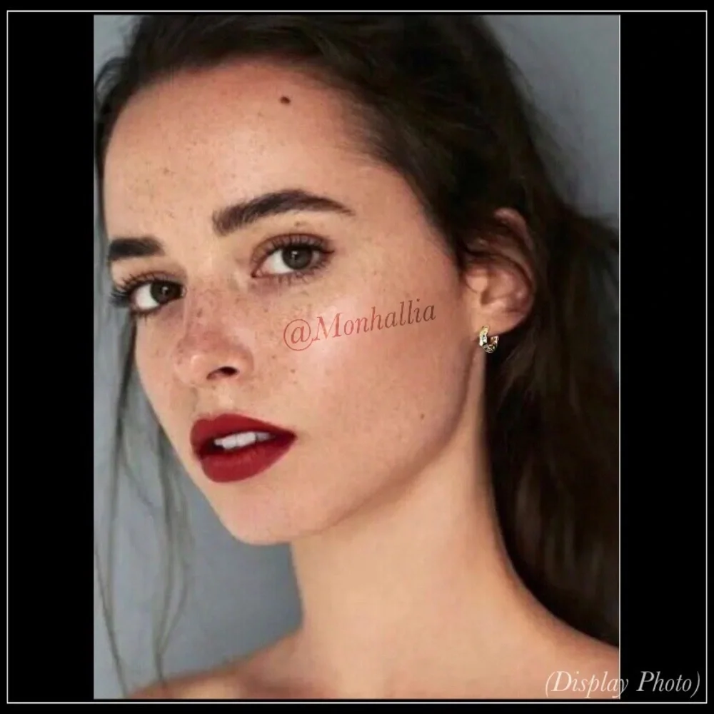 NEW GOLD NUGGET CHUNKY MOD TEXTURED HUGGIE HOOP EARRINGS - Picture 4 of 7